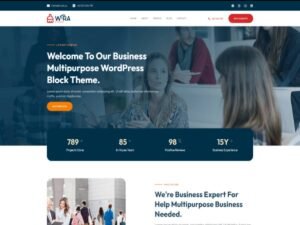 Wira Business website presence WordPress Theme