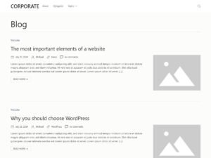 Free ZMT Corporate  WordPress Theme
