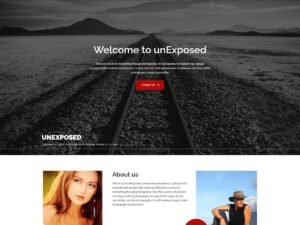 unExposed photography delves WordPress Theme