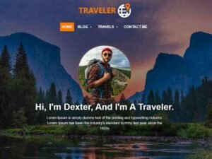 Free wp traveler  WordPress Theme