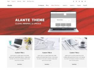 Free Alante Store WordPress Theme