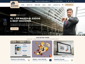 Free Alpha Business Portfolio WordPress Theme
