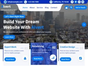 Free Alvert  WordPress Theme