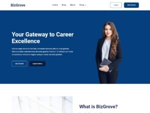 Free BizGrove WordPress Theme