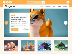 Free Blogone  WordPress Theme