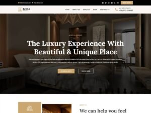 Free Bosa Hotel WordPress Theme