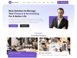 Free Business Accountant WordPress Theme