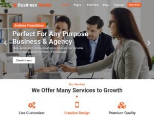 Free Business Model WordPress Theme