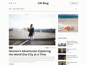 Free CM Blog WordPress Theme