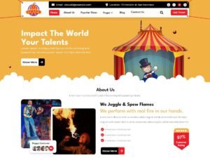 Free Circus Fair WordPress Theme