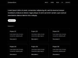 Free Compendium WordPress Theme