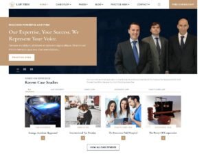 Free Corporate Lawyer Firm WordPress Theme