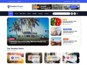 Free Creative Blogger WordPress Theme