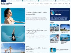 Free Delightful Blog WordPress Theme