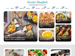 Free Foodie Blogbell  WordPress Theme