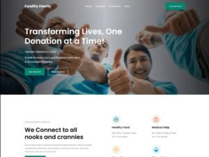 Free Fundifly Charity WordPress Theme
