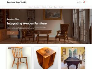 Free Furniture Shop Toolkit WordPress Theme