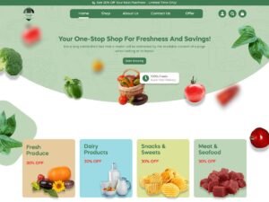 Free Grocery Supermarket Elementor WordPress Theme