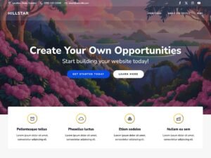 Free Hillstar WordPress Theme