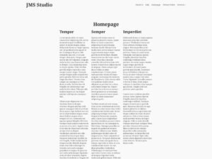 Free JMS Studio WordPress Theme