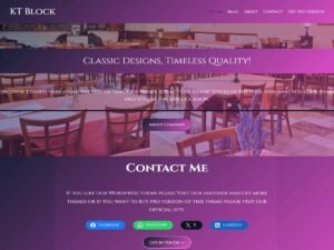 Free KTBlock WordPress Theme