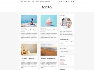 Free Kayla WordPress Theme