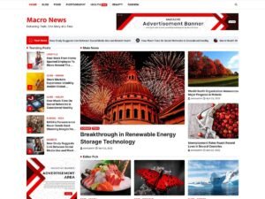 Free Macro News WordPress Theme