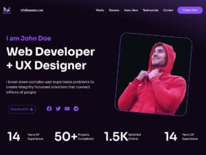 Free Max Portfolio WordPress Theme