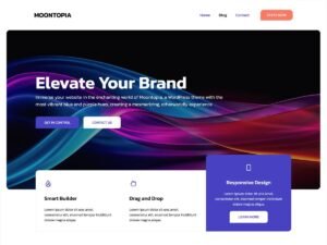 Free Moontopia WordPress Theme