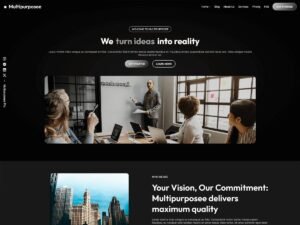 Free Multipurposee Two WordPress Theme