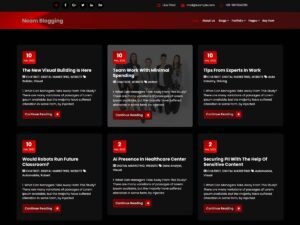 Free Neom Blogger WordPress Theme