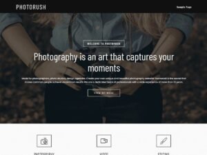 Free Photorush WordPress Theme