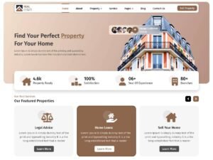 Free Property Management Company WordPress Theme