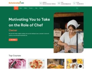 Free Scholarship LMS WordPress Theme