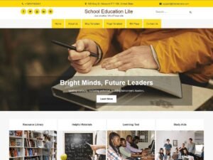 Free School Education Lite WordPress Theme