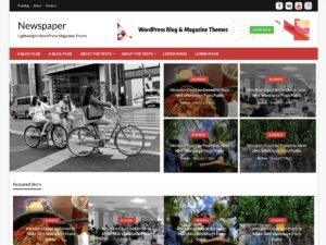 Free Simple Newspaper WordPress Theme