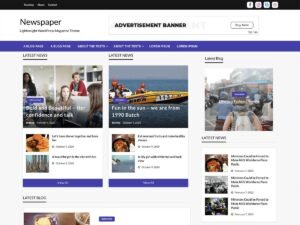 Free Sole Newspapers WordPress Theme