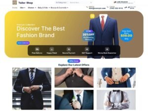 Free Tailor Suits WordPress Theme