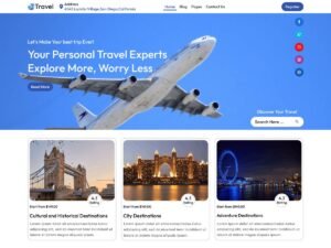 Free Travel Agent Blocks WordPress Theme