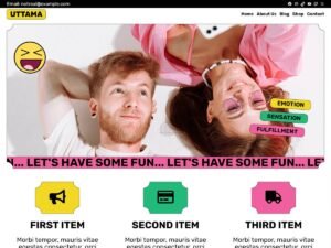 Free Uttama WordPress Theme