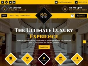 Free VillaPress WordPress Theme