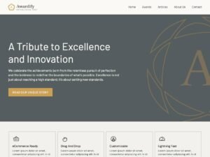 Free Awardify WordPress Theme