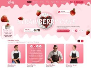 Free Bakery Elementor WordPress Theme