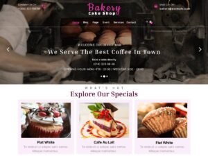 Free Bakery Treats WordPress Theme