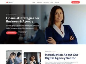 Free Blockskit Agency WordPress Theme