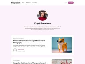Free BlogGeek WordPress Theme