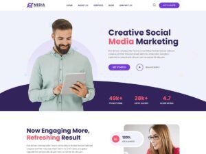 Free Bosa Media Marketing WordPress Theme