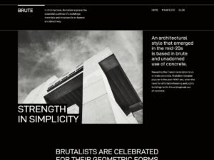 Free Brute WordPress Theme
