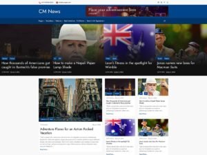Free CM News Magazine WordPress Theme