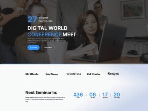 Free CM Zoom WordPress Theme